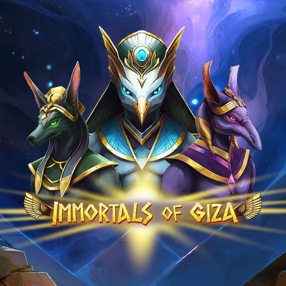 Schermata di gioco slot 'Immortals of Giza' di Yggdrasil su piattaforma Pribet